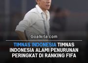 Timnas Indonesia Terjun Benas Dalam Rilis Ranking FIFA Terbaru