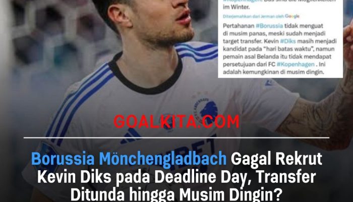 Borussia Mönchengladbach Gagal Dapatkan Kevin Diks: Harapan Penguatan Lini Belakang Tertunda hingga Musim Dingin