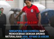 Kyoga Nakamura dan Hikaru Mizuno Jadi Senjata Baru Singapura dan Kamboja di ASEAN Cup 2024