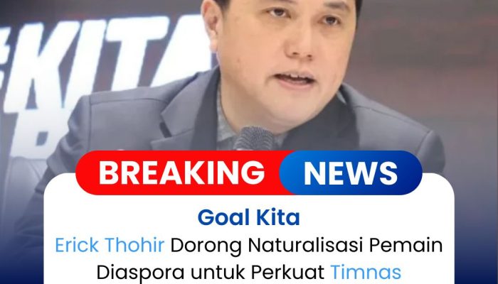 “Minat Pemain Diaspora Bergabung dengan Timnas Indonesia Meningkat, Erick Thohir Minta Dukungan DPR untuk Naturalisasi”