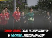 Serius Hadapi Indonesia, Timnas Jepang Gelar Latihan Tertutup di Senayan