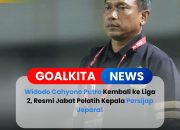 Resmi: Widodo Cahyono Putro Ditunjuk sebagai Pelatih Kepala Persijap Jepara di Liga 2