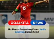 Syakir Sulaiman, Eks Pemain Timnas U-23 Indonesia, Ditangkap karena Dugaan Kasus Obat Terlarang