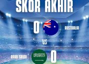 Hasil Akhir: Australia 0-0 Arab Saudi, Kedua Tim Berbagi Poin