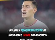 Jay Idzes Pilih Ganti Nomor Punggung, Hormati Jordi Amat di Timnas Indonesia