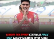 Ramadhan Sananta dan Riyandi Kembali ke Persis Solo, Siap Hadapi Malut United