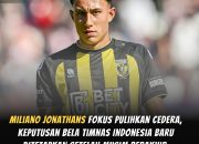 Miliano Jonathans Fokus Pemulihan di Vitesse, Belum Tentukan Pilihan Timnas