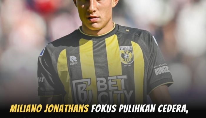 Miliano Jonathans Fokus Pemulihan di Vitesse, Belum Tentukan Pilihan Timnas