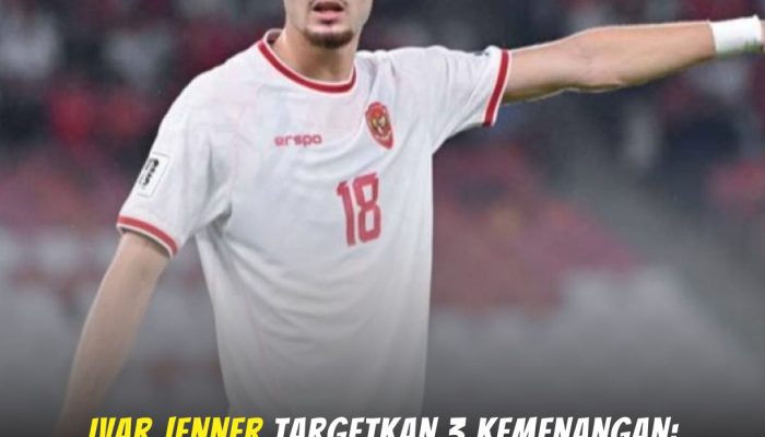 Ivar Jenner Optimistis Targetkan Tiga Kemenangan di Sisa Laga Kualifikasi Piala Dunia 2026