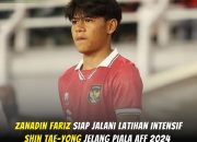 Zanadin Fariz Siap Jalani Latihan Intensif Bersama Timnas Indonesia untuk Piala AFF 2024