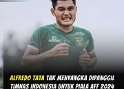 Alfredo Tata: Kembali ke Timnas Indonesia, Berkah Tak Terduga