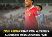 Kisah Saddil Ramdani: Rindu Kembali Bela Timnas Indonesia