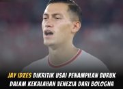 Jay Idzes Dikritik Media Italia Usai Performanya di Laga Venezia vs Bologna