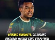 Djenaro Nunumete: Gelandang Jangkar Berdarah Maluku yang Siap Perkuat Timnas Indonesia?