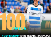 Eliano Reijnders Cetak Sejarah: Laga ke-100 Bersama PEC Zwolle di Eredivisie