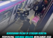 Kerusuhan Pecah di Stasiun Kereta: Penyokong Harimau Malaya Mengamuk Usai Gagal Lolos ke Semifinal Piala AFF 2024