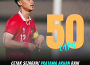 Cetak Sejarah! Pratama Arhan Raih Penampilan ke-50 di Timnas Indonesia