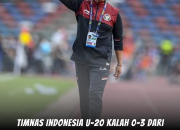 Timnas Indonesia U-20 Kalah 0-3 Dari Iran, Indra Sjafri Akui Kelemahan Di Bola Atas