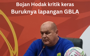 Kondisi Lapangan GBLA Jadi Sorotan, Bojan Hodak Sebut Hambat Performa Persib